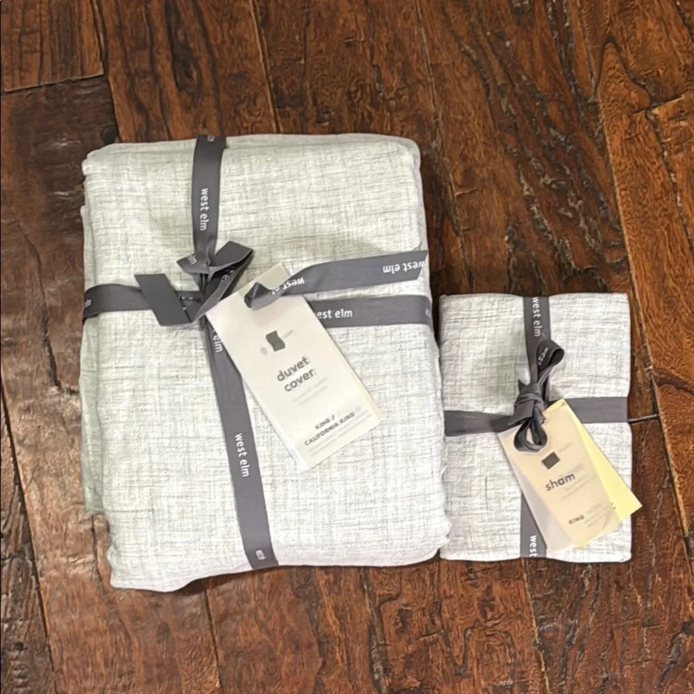 West Elm flax belgian